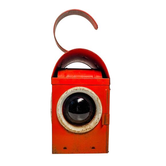 Vintage Chalwyn Road Railway Lantern Paraffin w/Burner Made in England - Picture 2 of 9